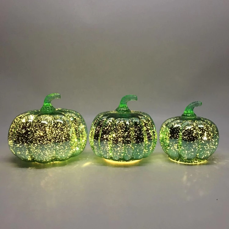 Wholesale Custom Beautiful Handmade Blown Glass Pumpkin Sculpture Murano Glass Crafts For Home Halloween Decoration