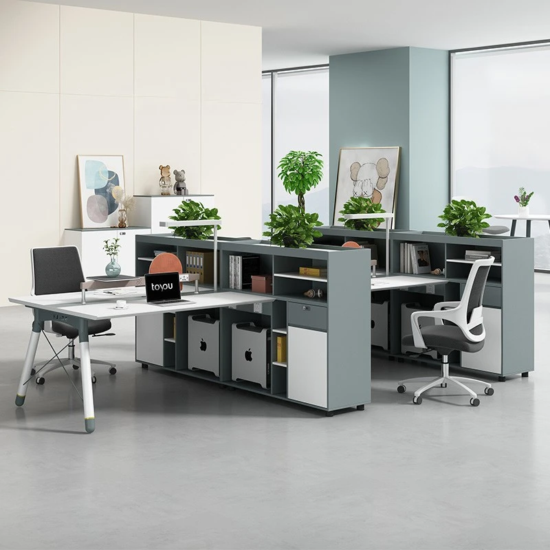 Factory sale modern office furniture desk combination cubicle office partition screen workstation