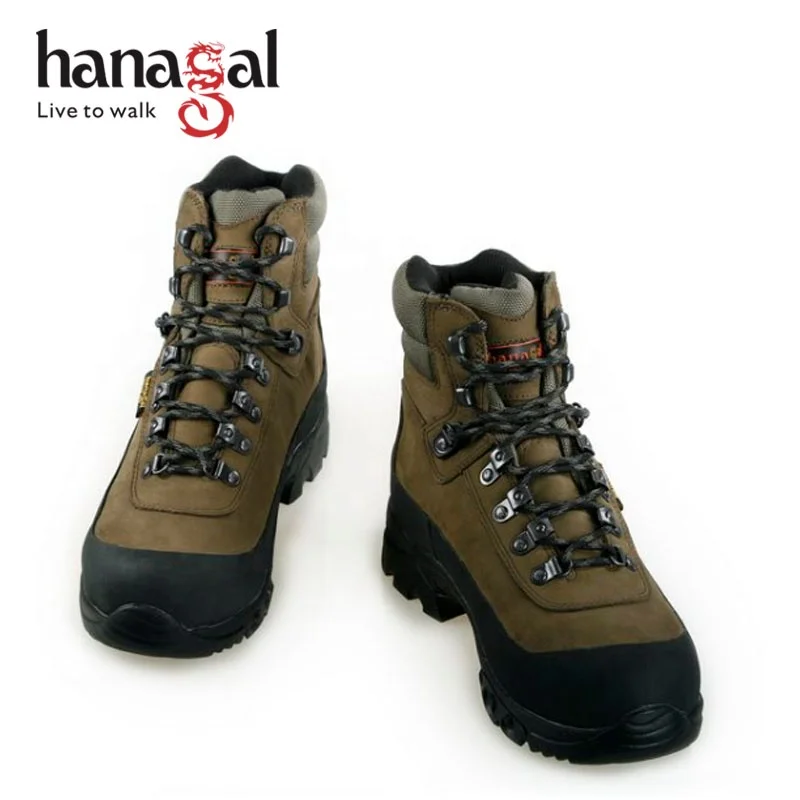Hanagal Genuine Leather Sympatex Copper Buckles High Grip Wide Width Comfortable Hiking Boots For Men and Women