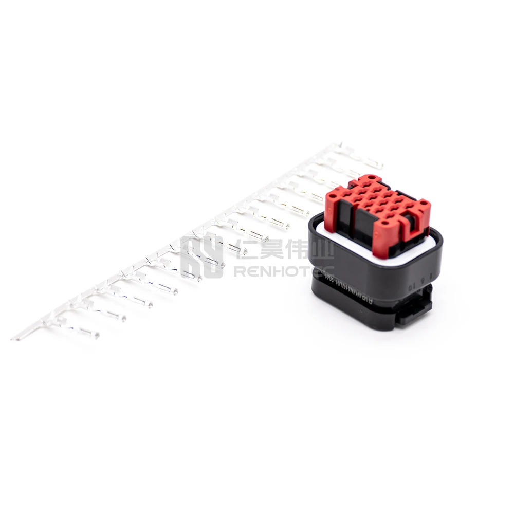 13pin automotive  IP67 signal transmission electric vehicle components tyco amp connector