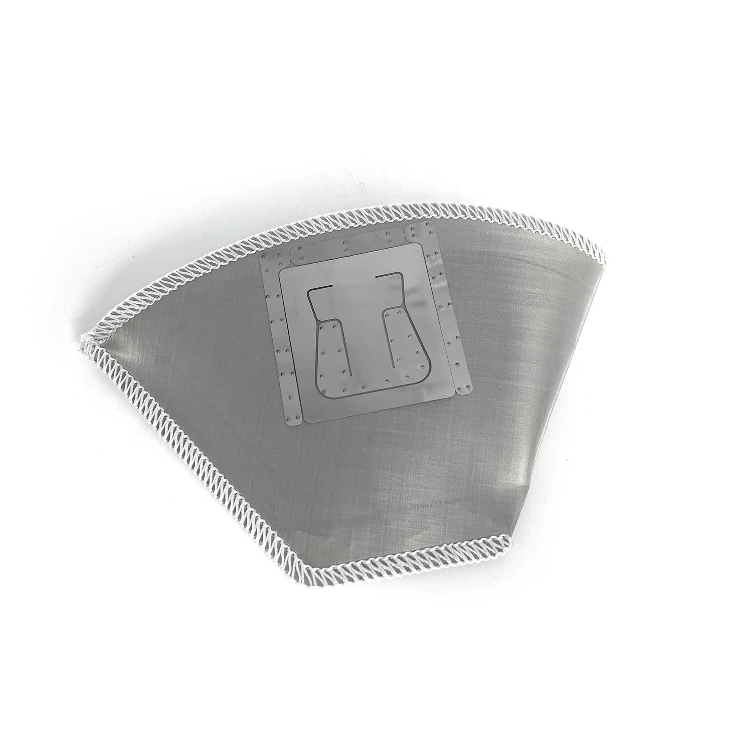 Flexible Pour Over Stainless Steel Mesh Coffee Filters Cone Paperless Coffee Filter Cloth Bag with Hanging ear