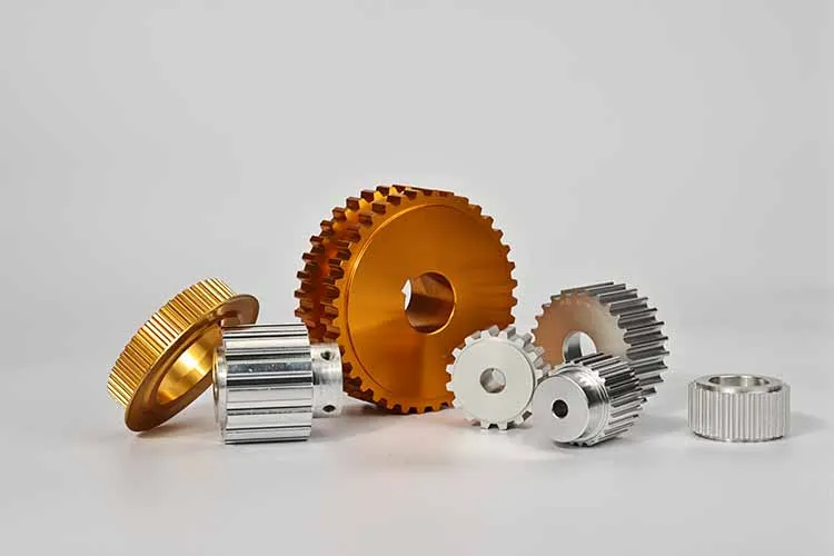 H,XH,L,XL,HTD,STD 3M,5M,8M,14M,T2.5,T5,T10,AT5,AT10,AT20 High Precision Timing Belt Pulley With Flange