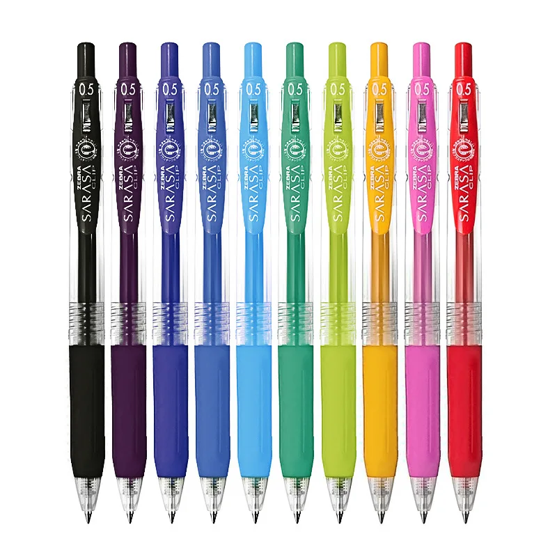  Цветные ручки Zebra SARASA JJ15 ручка для рисования с белыми цветами 0 5