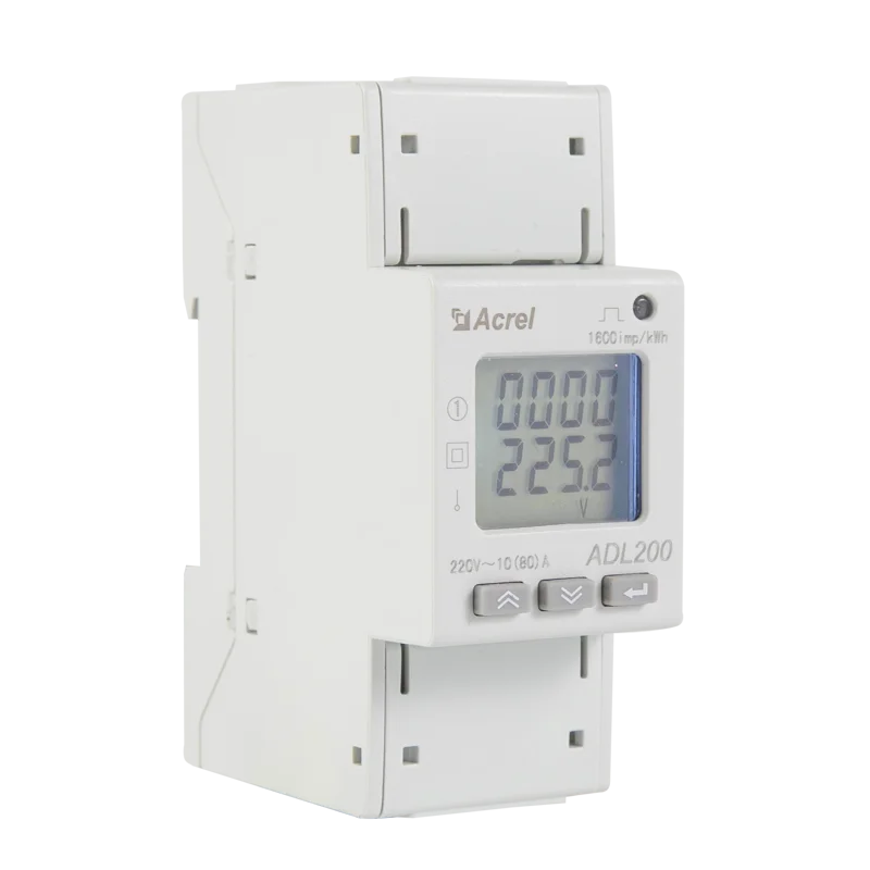ADL200 Однофазный счетчик электроэнергии на дин рейку с RS485 MODBUS-RTU 3*1(6)A