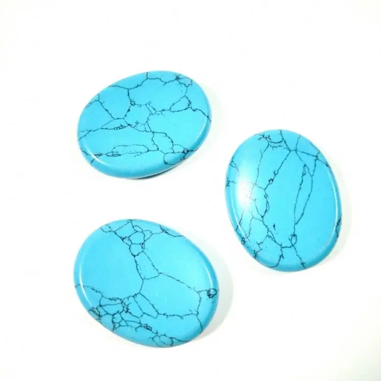 Blue turquoise worry stones multi stones available crystal healing Relax stones