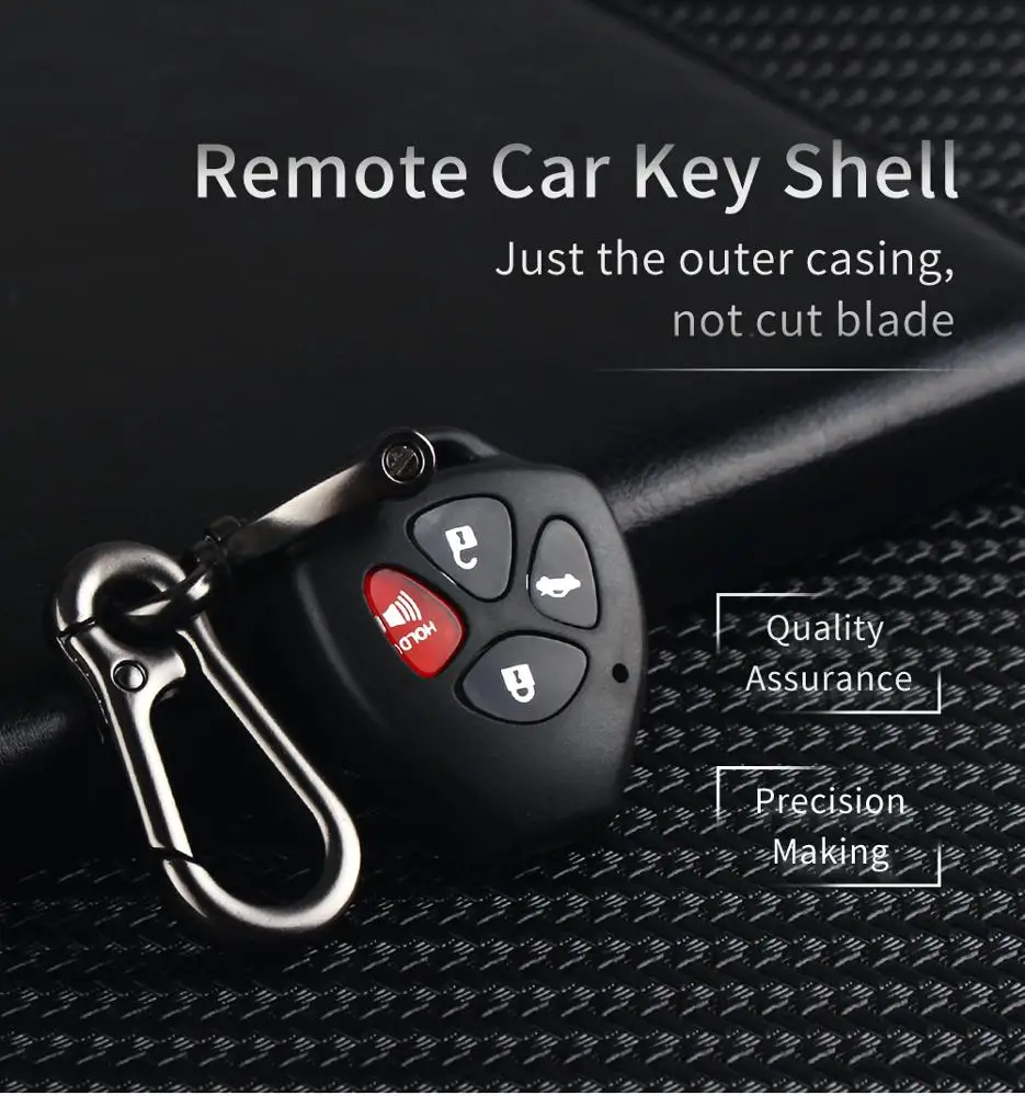 Toyot 3+1 buttons remote key shell blade for Toyot Car Key Shell Case Fob fits Corolla Camry Matrix Yaris RAV4