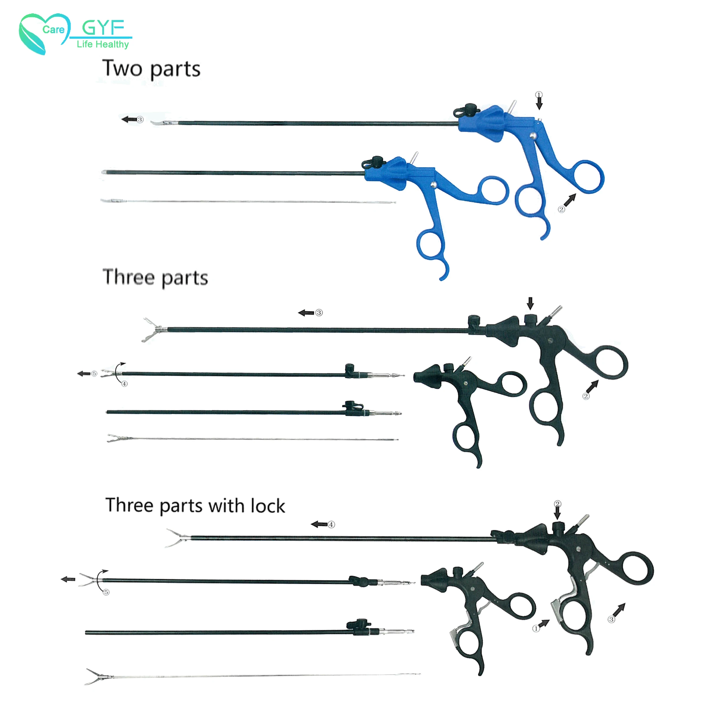 
Chinese factory for cholecystectomy forceps surgical instruments laparoscopic 