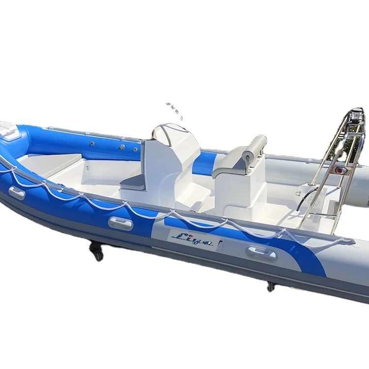 
Liya 5.2m luxury rib boat 17ft fiberglass inflatable fishing boat 