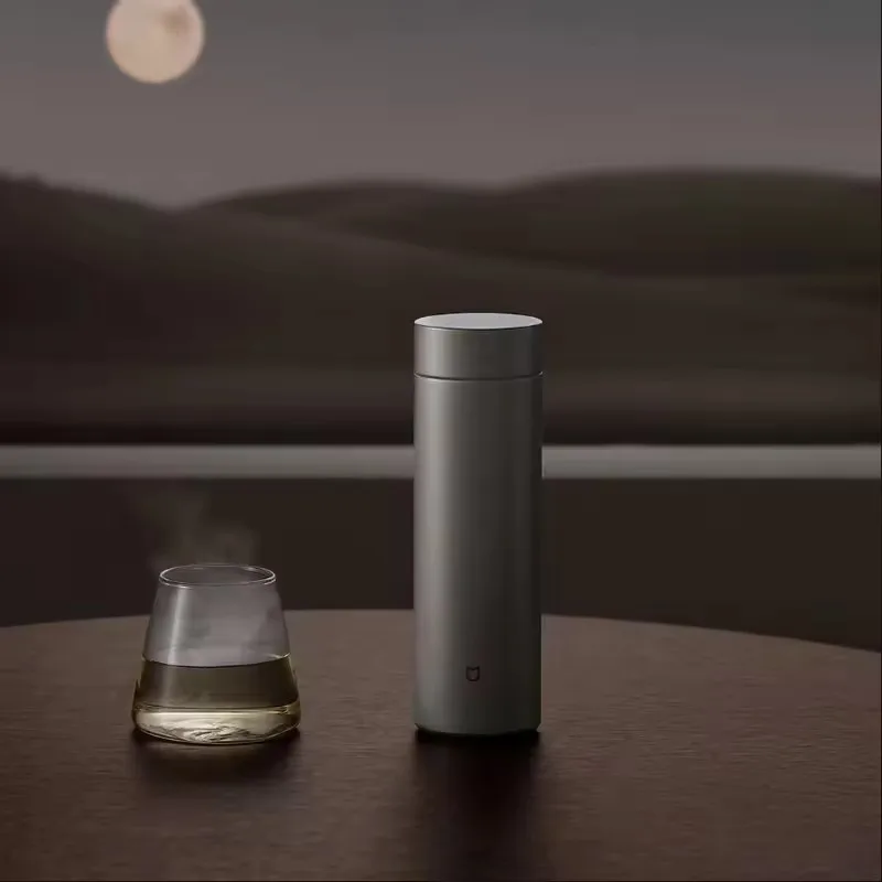 New 2024 Xiaomi Mijia Thermos Cup Ti 2 Pure Titanium Cup Body Vacuum Insulation 480mL Portable Travel Water Cup