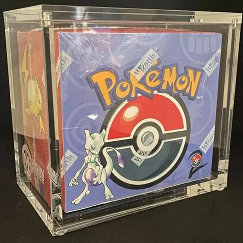 PKMN коробка для усиления акриловый корпус дисплея Акриловый Корпус хранения Магнитный ящик с верхней
