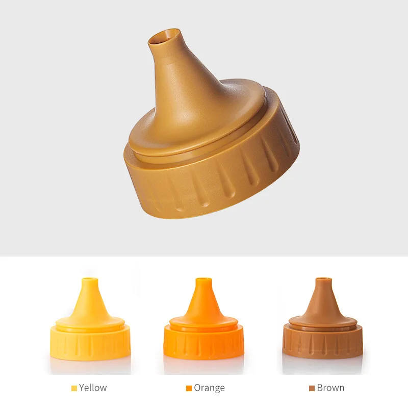 2023 China innovation designer product Pointed Mouth Honey Bottle Food Grade Squeeze Honey Bottle 500g 1000g
