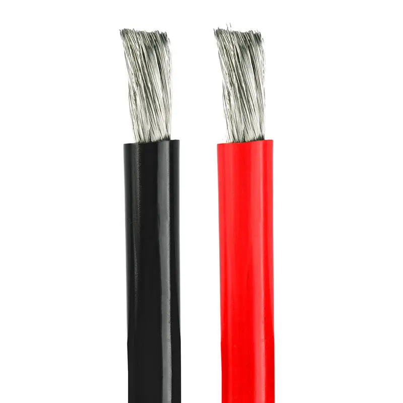 200 Degree Celsius High Flexible Wire 2 AWG 4 AWG 6 AWG 8AWG Tinned Copper Silicone Wire Cable