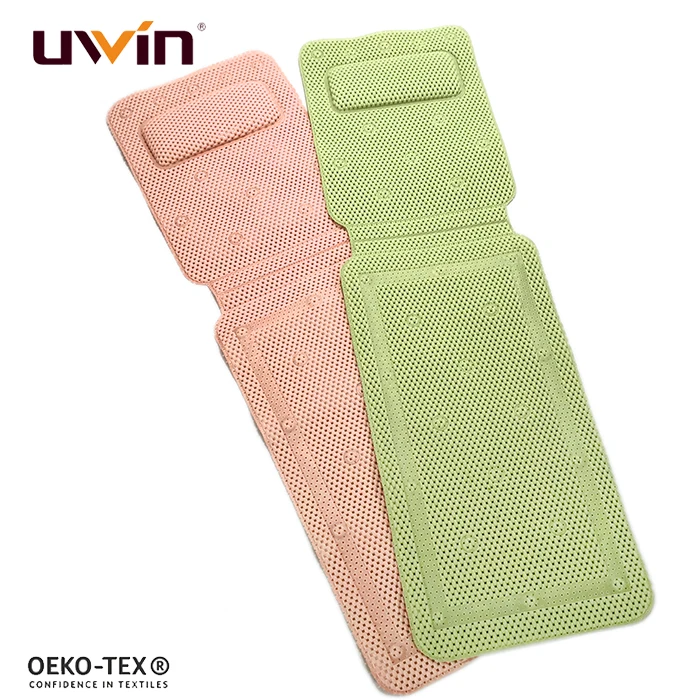 Soft PVC Long Footprint Non-slip Anti-Slip Anti-bacterial Bathtub Mat