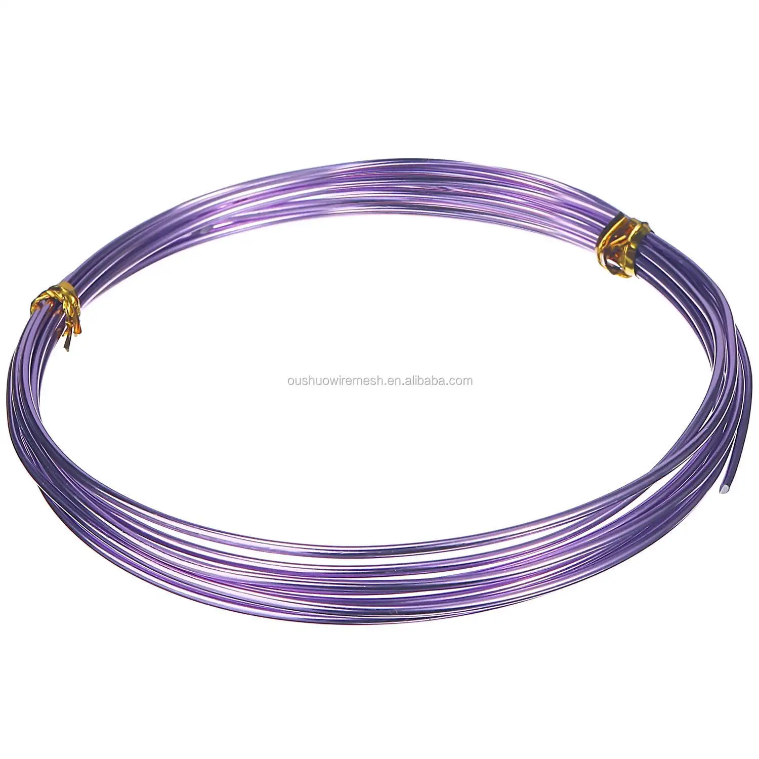 Factory price 1mm gold colored craft aluminum wire for jewelry findings