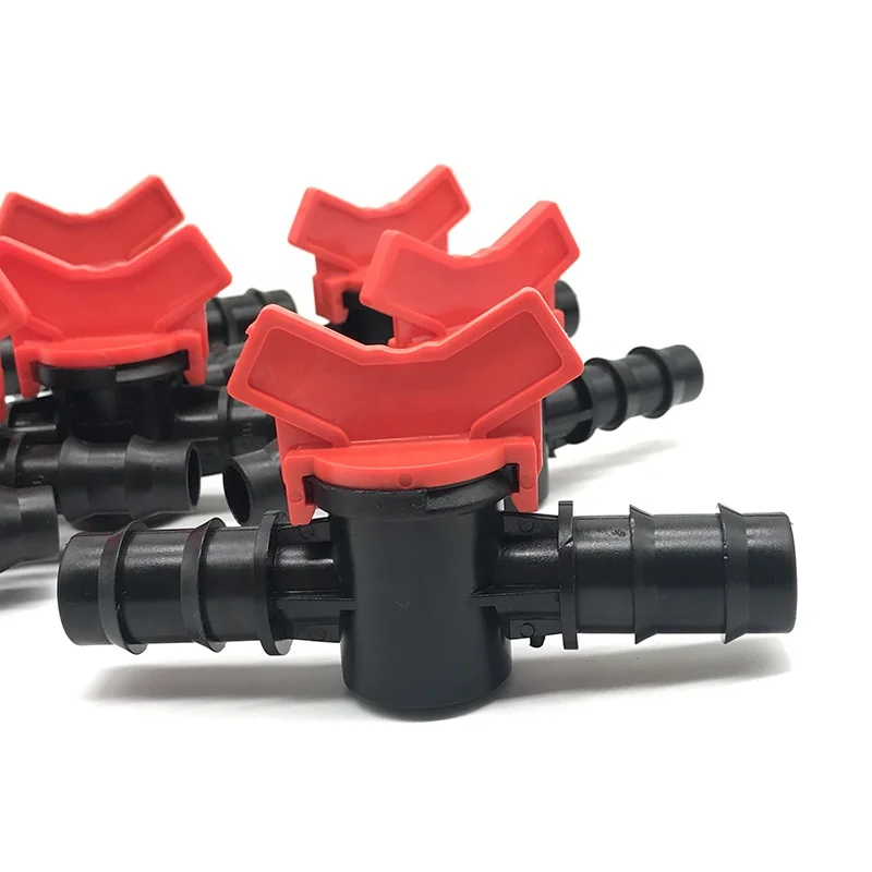 WITH STOCK New Material Made Drip Pipe Fitting 16mm/20mm Bard Connection PE Pipe Mini Valve
