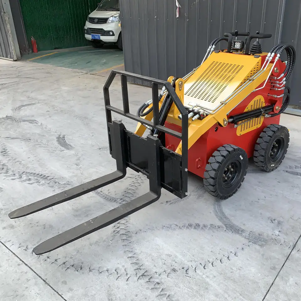 Wholesale EPA Skid Steer Loader Compact Minicargador and Bucket Front End for Sale