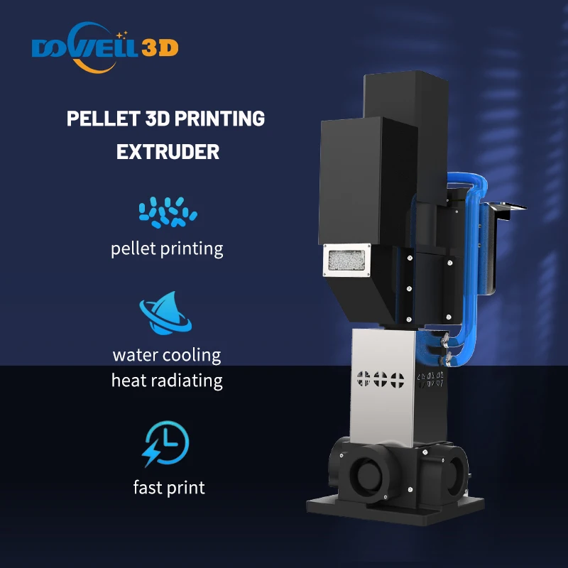 2023 newest Dowell 3d large size printer pellet extruder fast printing industrial granule 3d printer stampante 3d