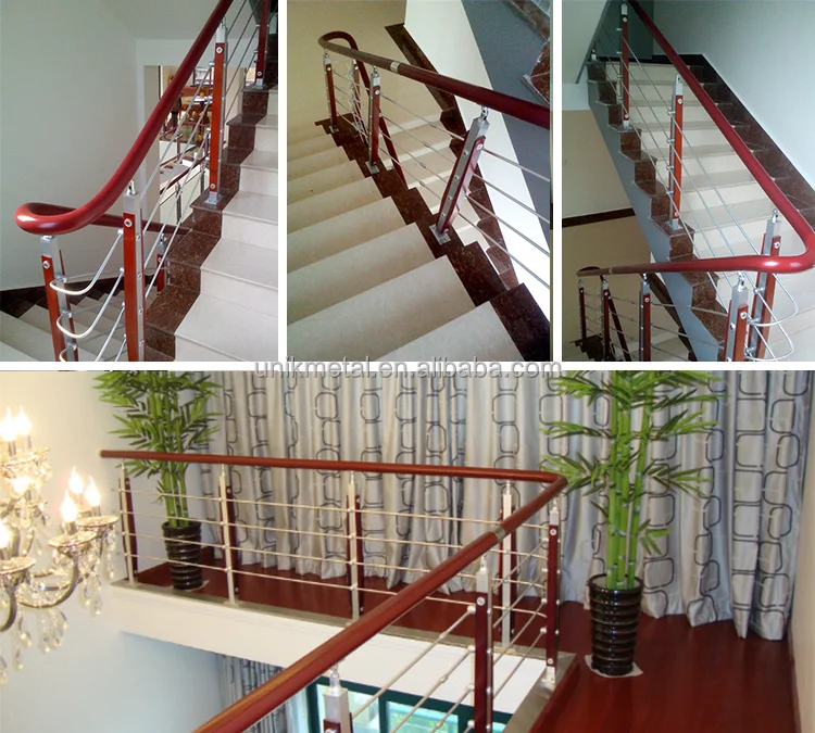 interior balcony banister veranda deck balustrade system PVC staircase stair fencing post handrail railing.png