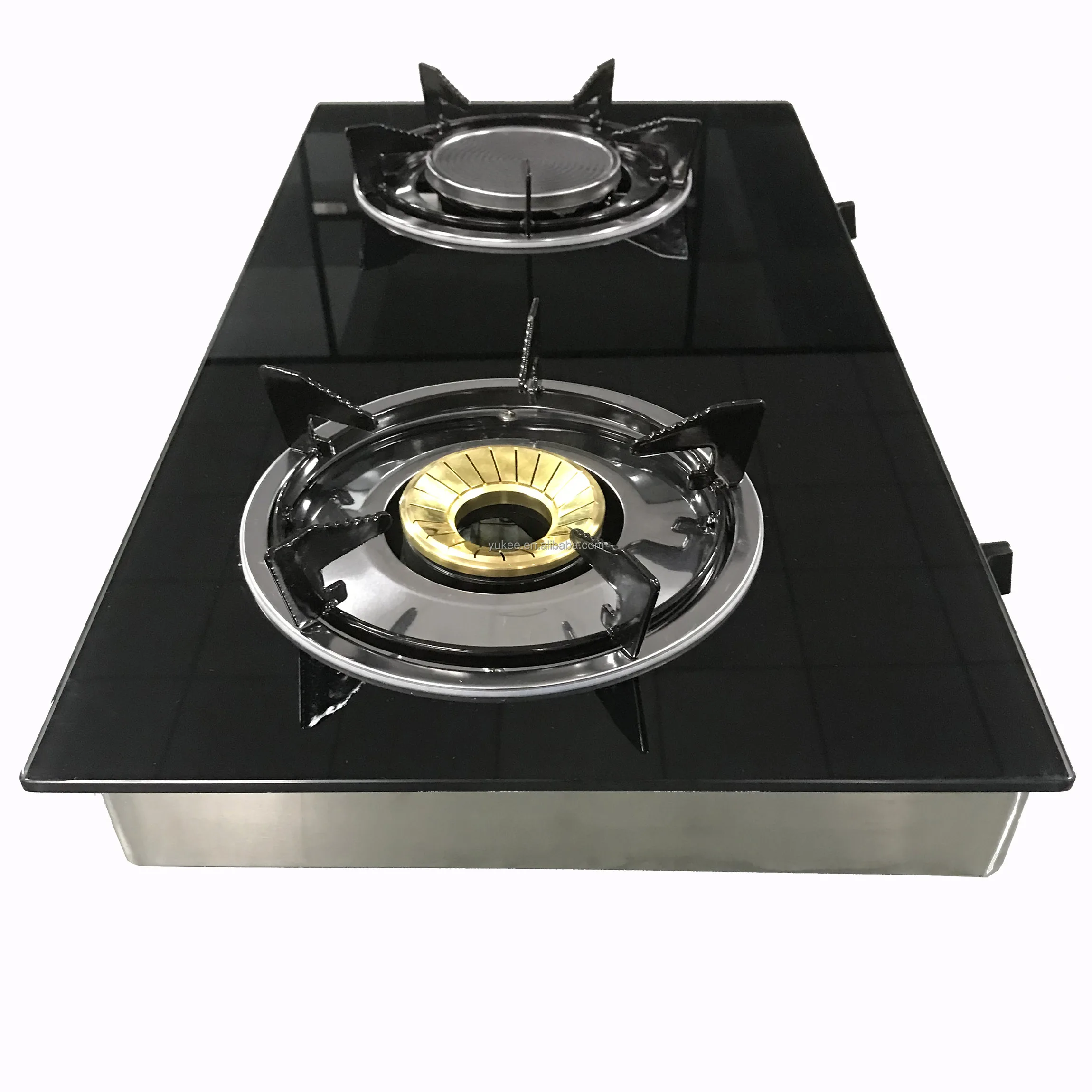 Infrared tempered glass top table cooking  kitchen lpg natural gas 2 burner restaurant gas stove gas cooker
