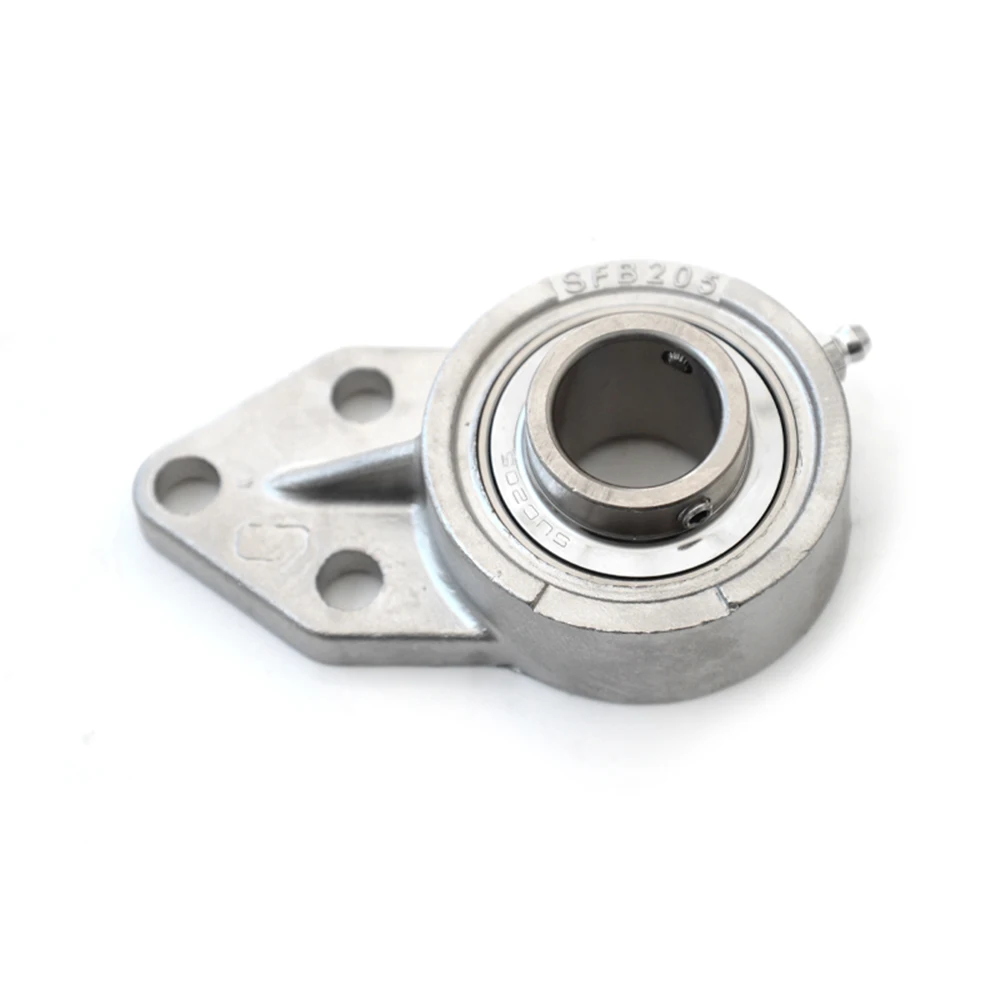 Selling Full Stainless Steel Flange Pillow Block Bearing Unit UCFB201 202 203
