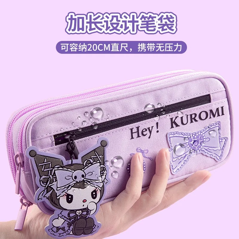 Wide 84118 San Lio Melody large capacity bag primary and secondary school students kulomi lovely pencil case pencil case