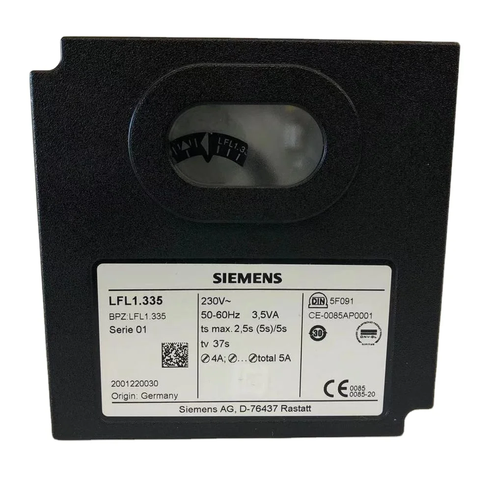 Siemens LFL1.335 - Gas Burner Control T1=37s TSA=2.5s T9=5s AC230V