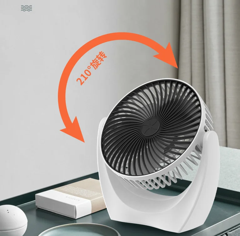 Домашний портативный вентилятор с тремя скоростями мощный воздушный охладитель настольный мини-вентилятор USB-зарядкой