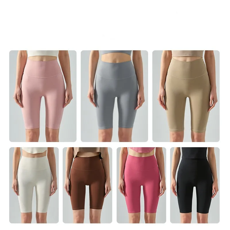Good Quality High Waist Crotchless Yoga Sport Shorts Women Running Workout Fitness Sport Gym Clothing