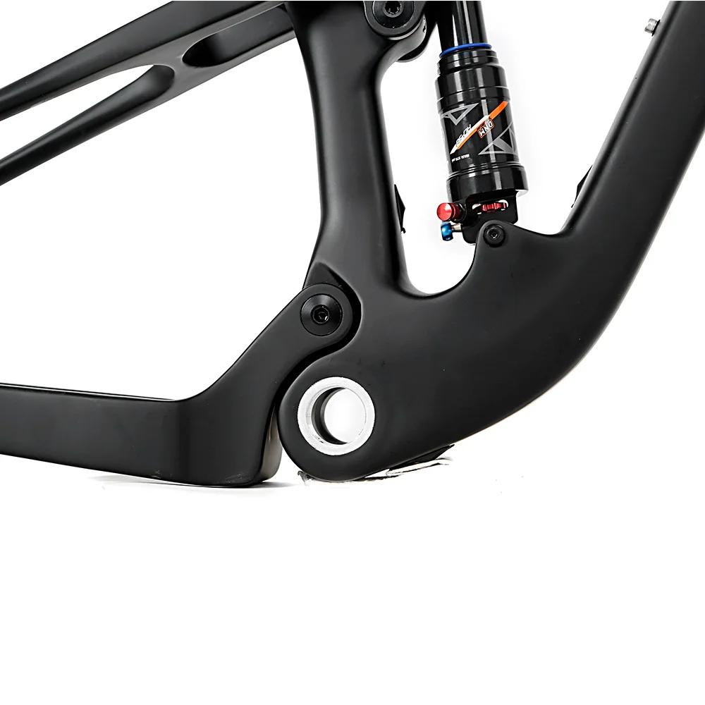 OEM логотип углеродное волокно полная Подвеска mtb рама B00ST 148 мм T1000 27 5 29 дюймов велосипед двойная подвеска