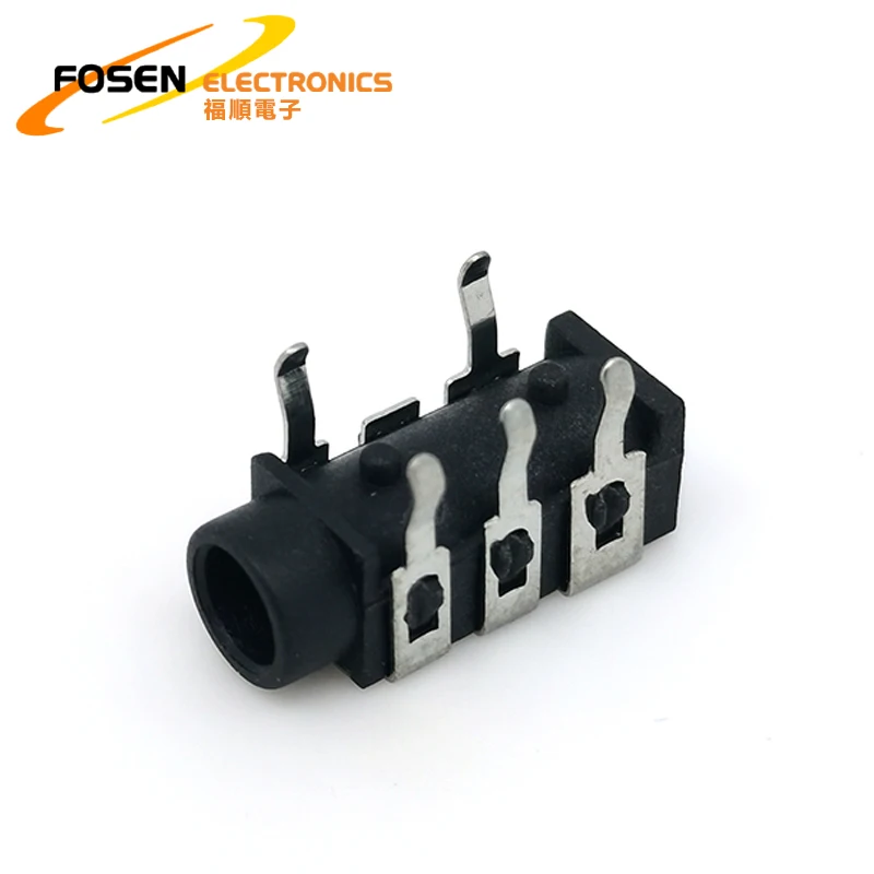 FOSEN Adapter 5 Pole 3.5mm 5 pin Audio Jack Female Stereo Headphone Jack Connector PJ-30130