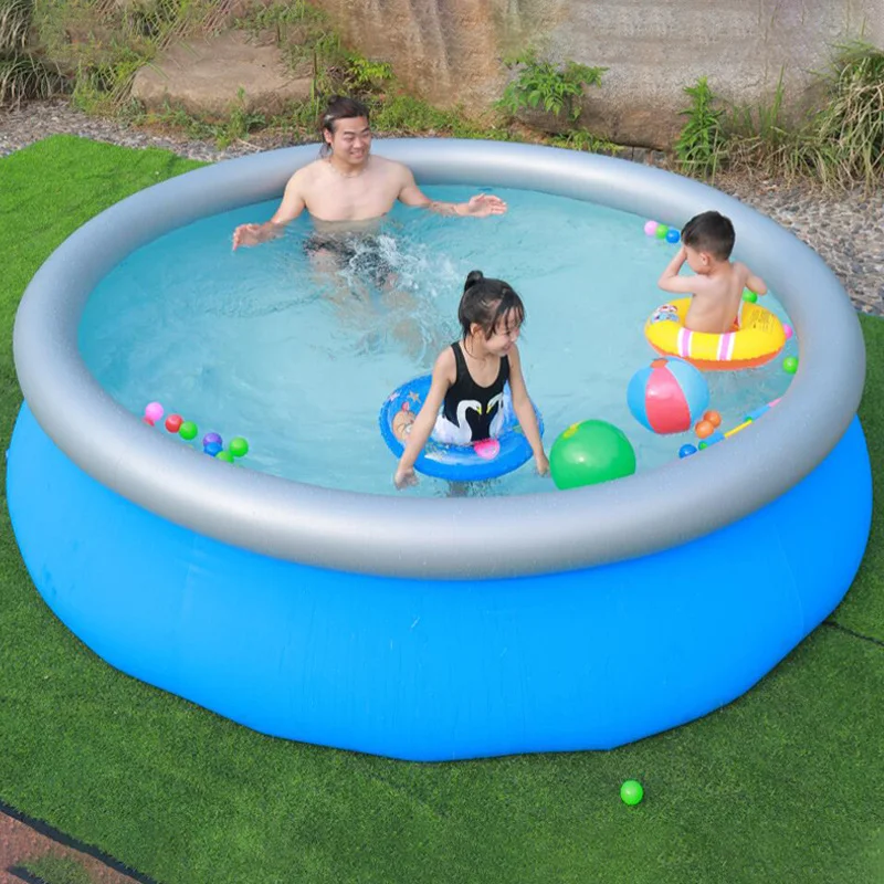 Hot selling Family Use Inflatable Swimming Pool for Adults Family Multiple Size Rectangular Deep Blow up Pool