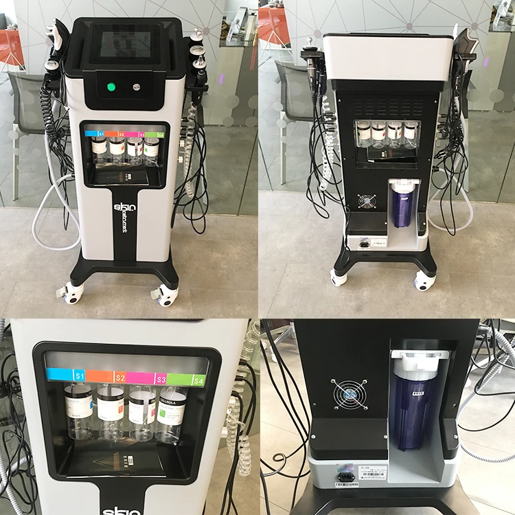 Micro Oxygen Skin Cleaning Device Water Microdermabrasion Aqua Jet Peel Dermabrasion Hydro Facial Machine