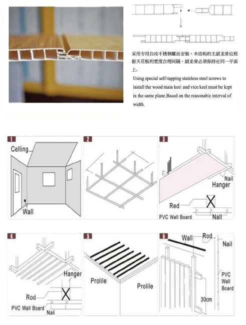 High quality wood ceiling wall moisture proof waterproof interior decorative price pvc ceiling panel