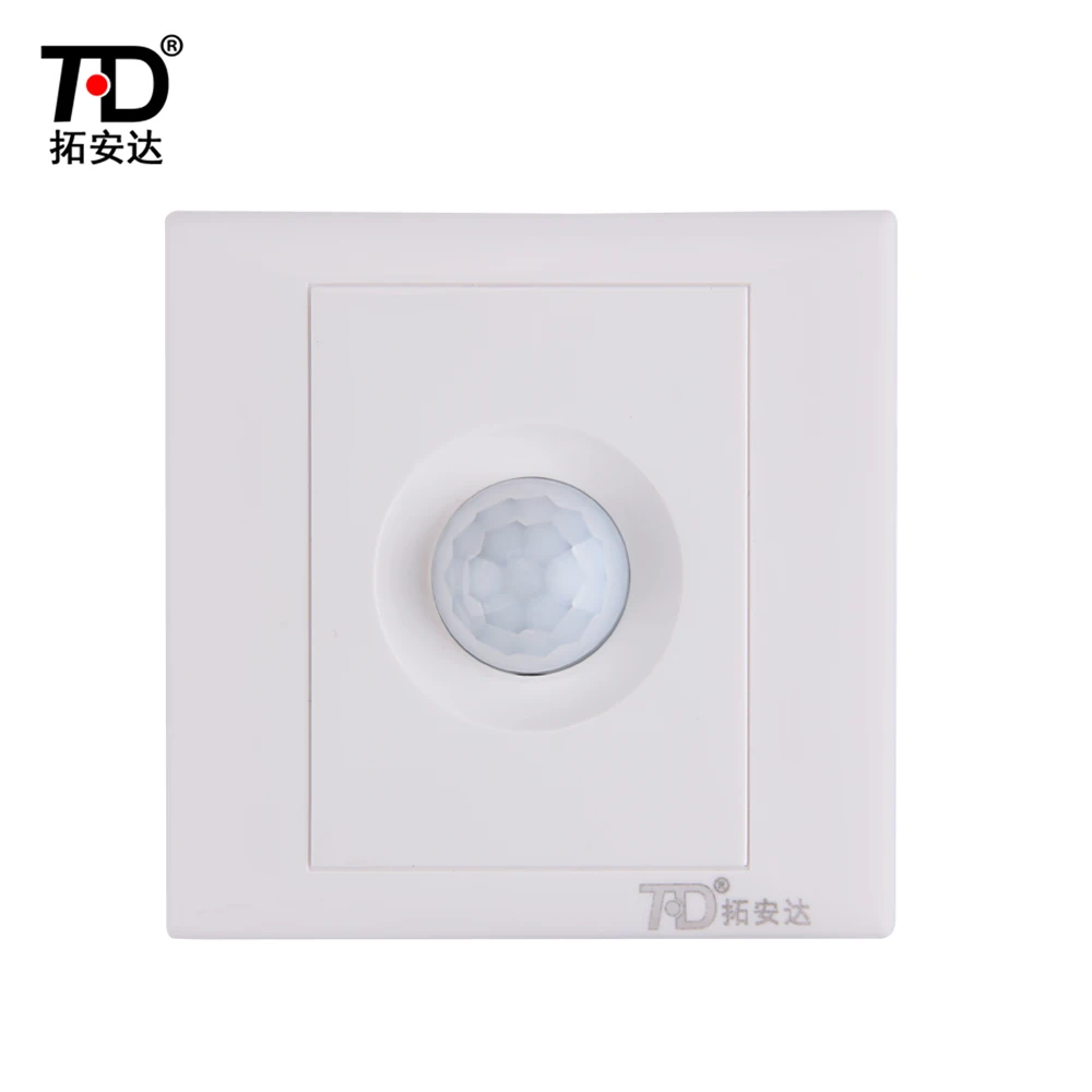 
DC24V Wall Mounted Human Body PIR Switch Sensor, Infrared Switch Motion Sensor LED Dimmer 