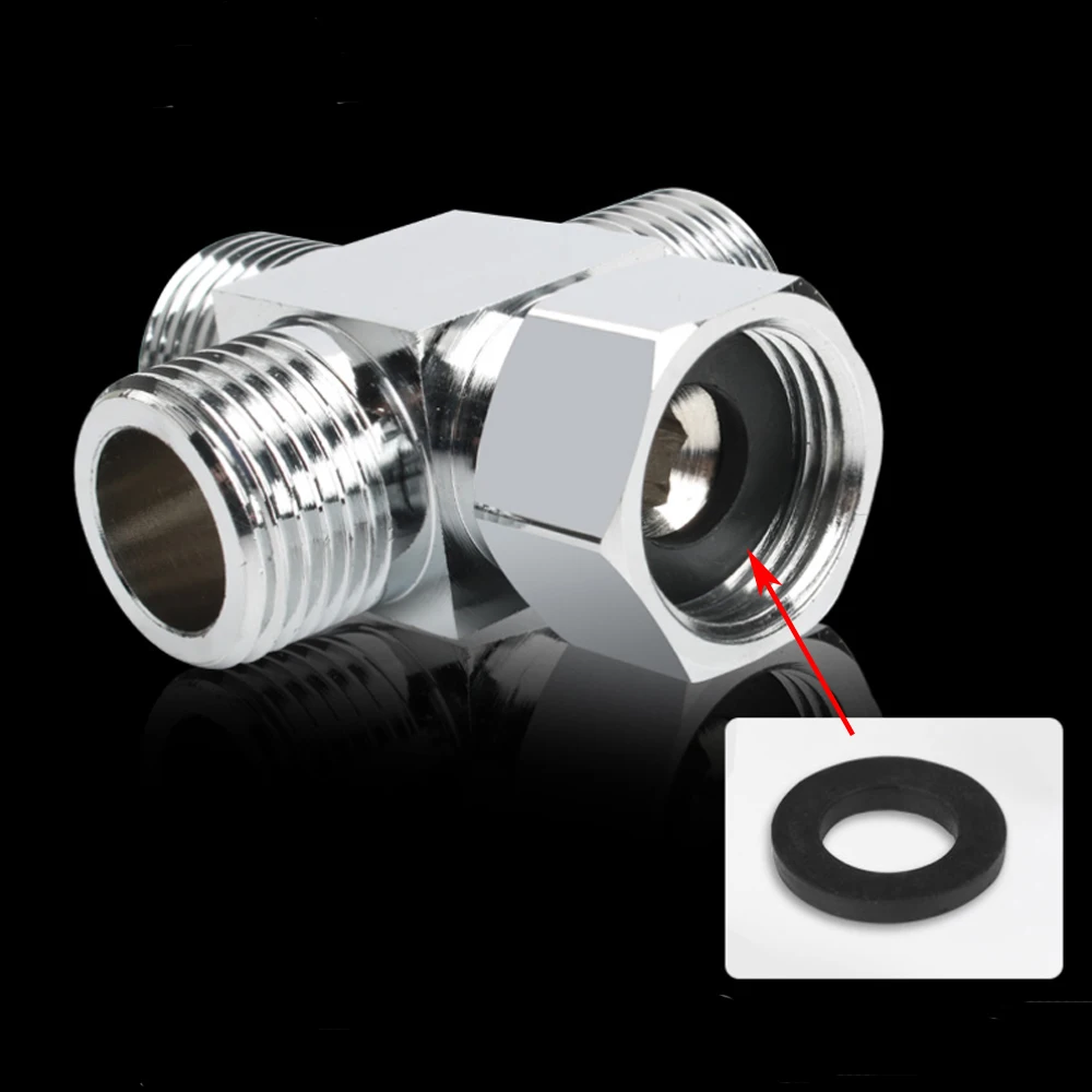 X6 Washing Machine Dishwasher Bathroom Kitchen Faucet to Garden Hose Diverter Brass Adapter Fitting Faucet Connection