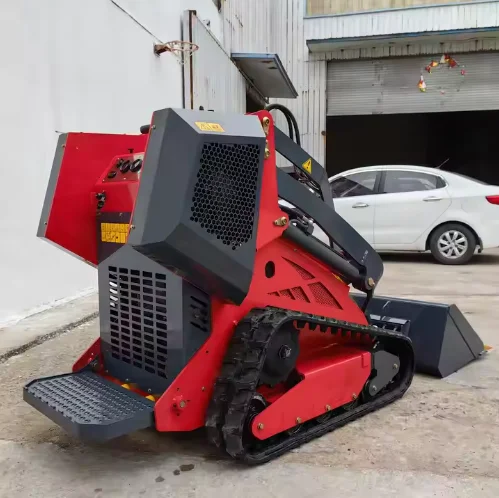 CE EPA Compliant Mini Skid Steer Loader Diesel Powered Crawler Kawasaki Hydraulic Cylinder Hydac Gearbox Pump 1 Ton Attachments