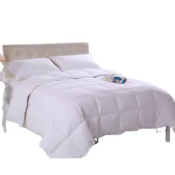 Comfortable solid color soft duck goose down quilt comforter duvet