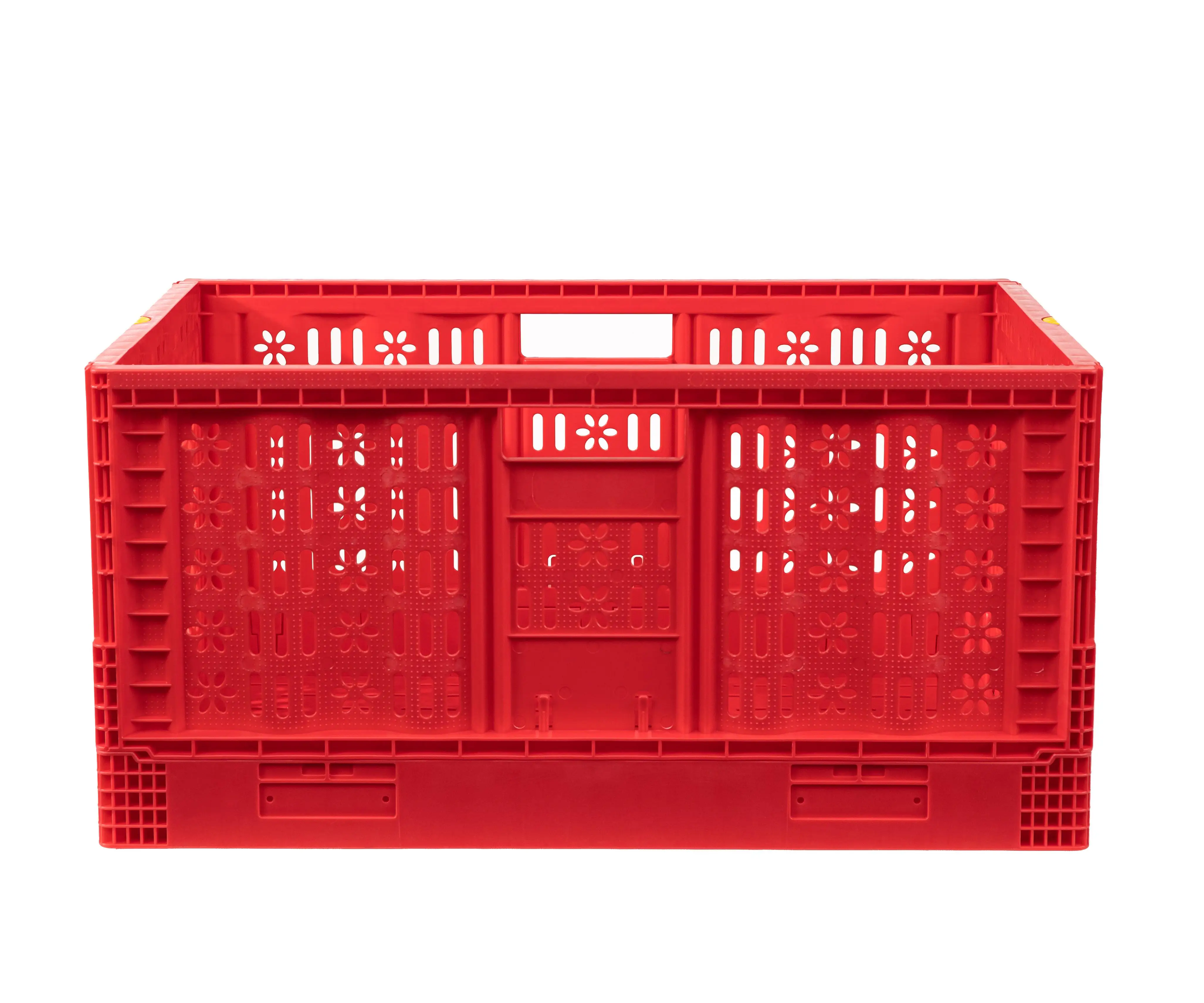 Логистические транспортные пластиковые ящики складные для хранения фруктов и овощей используемые фермерского супермаркета