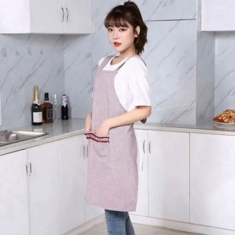 Kitchen Chefs Pe Aprons Cotton Disposable Anti-Virus Cheap With Pockets Custom Design Cooking Waterproof Bbq Factory Jean Apron