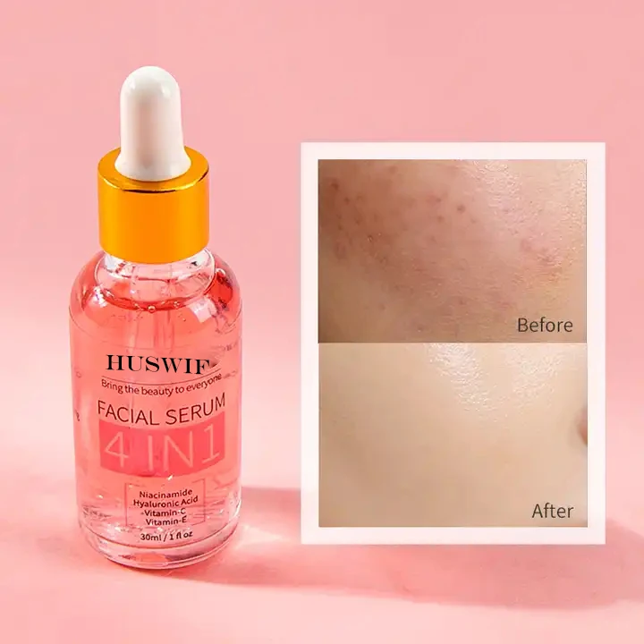 Wholesale Private Logo Anti Aging Reduce Wrinkle Brighten Niacinamide Hyaluronic Acid Viatmin C Serum For Face and Neck