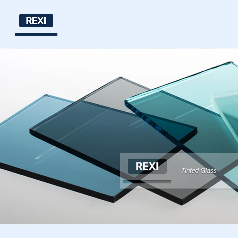 Dark Blue, Ford Blue, Lake Blue Tinted Float Glass with Factory Wholesale Price