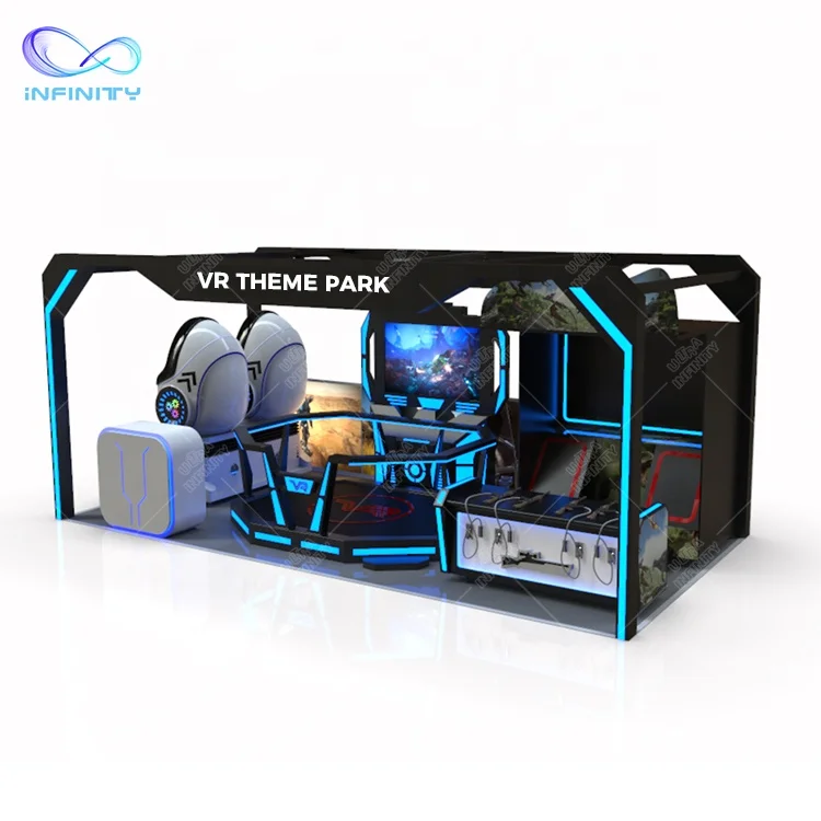 Vr Theme Park One Stop Solution 9D Movies Cinema Shooting Games гоночный игровой автомат с 3D индивидуальным дизайном бесплатно при условии