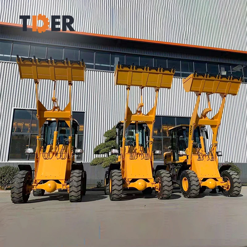 TDER 7 day fast shipping low price 1t 1 1.5 1.8 2 2.5 2.8 3 ton front loader mini loader small wheel loader in stock for sale