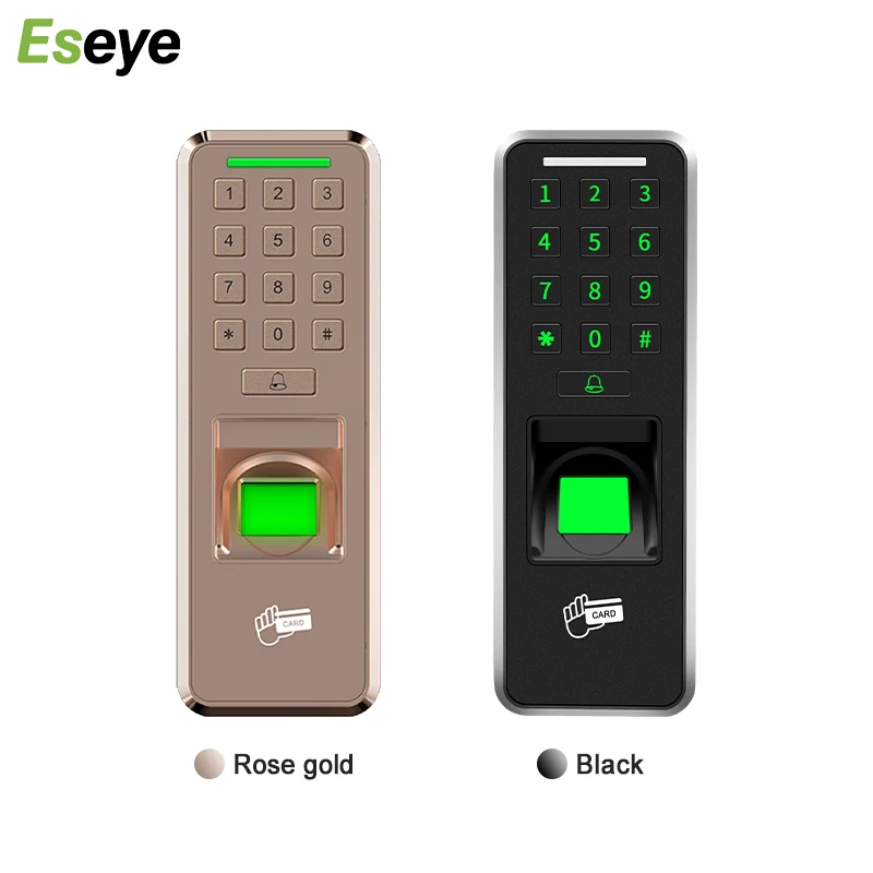 Eseye Fingerprint Time Recorders Rfid Door Access Control System Security Entry Exit Office Employee Device