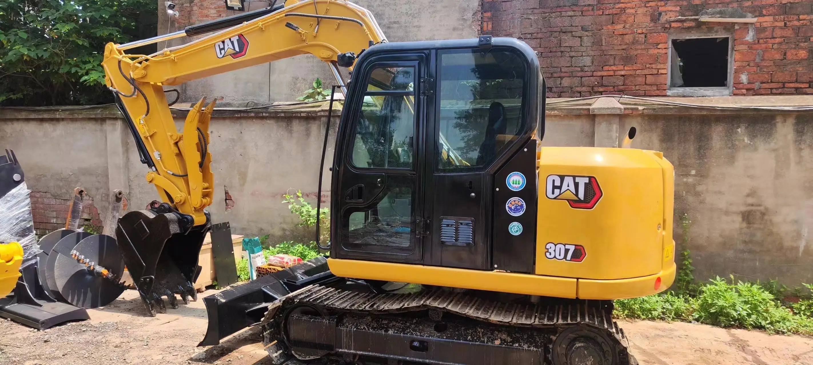 95% New CAT 307d Mini Excavator Multifunctional Used Digger with Good Condition Imported from Japan 307 308 306d Models