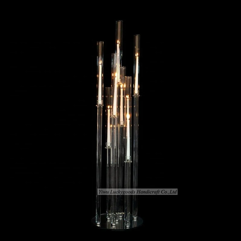 LK20191125-5 Most popular gold candelabras wedding table centerpieces wholesale