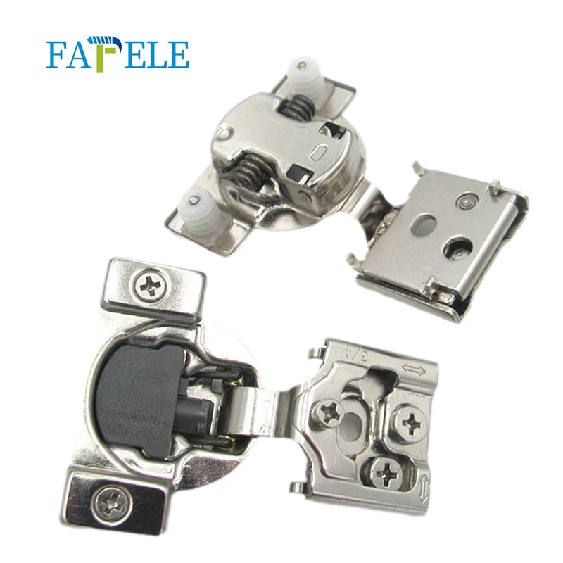 Hot Sale American Style Hinge 1-1/4 Overlay 3D Hidden Hydraulic Glass Door Hinge Furniture Hardware