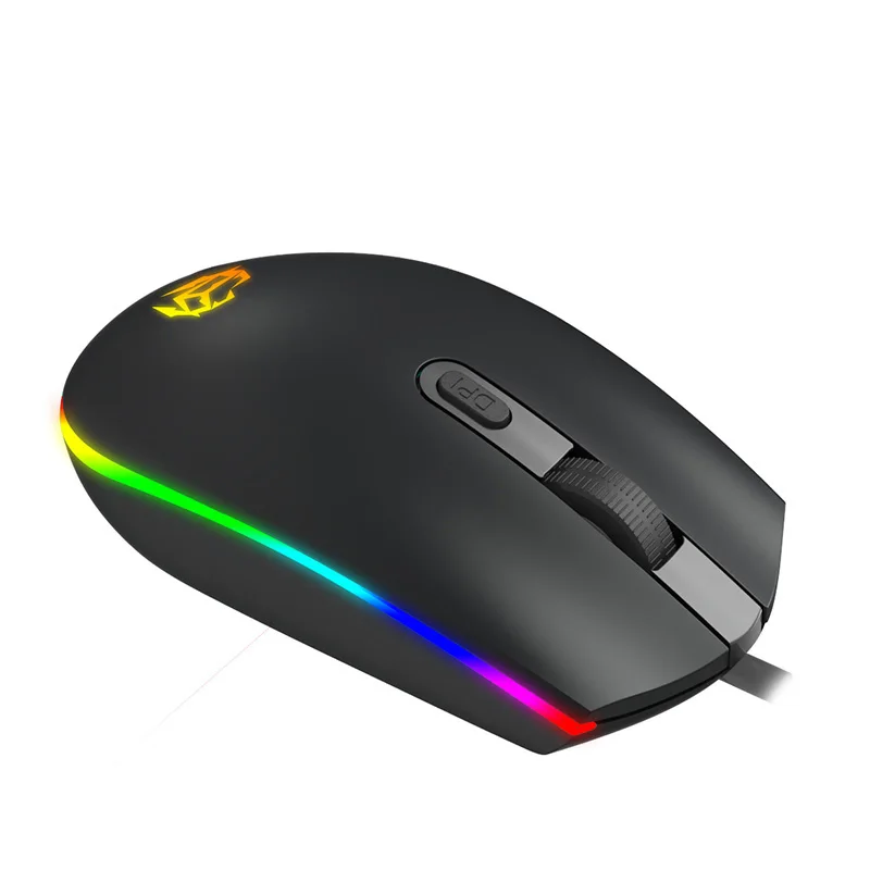 Best Selling Computer Accessories Gaming Mouse 3 DPI Colorful Flowing Lights RGB Wired Mouse
