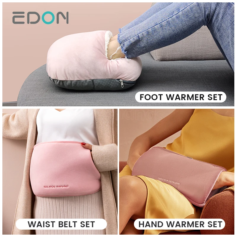 Electric Charge Heat PVC Long Cat Hot Water Bottle With Fleece Plush Cute Animal Cover