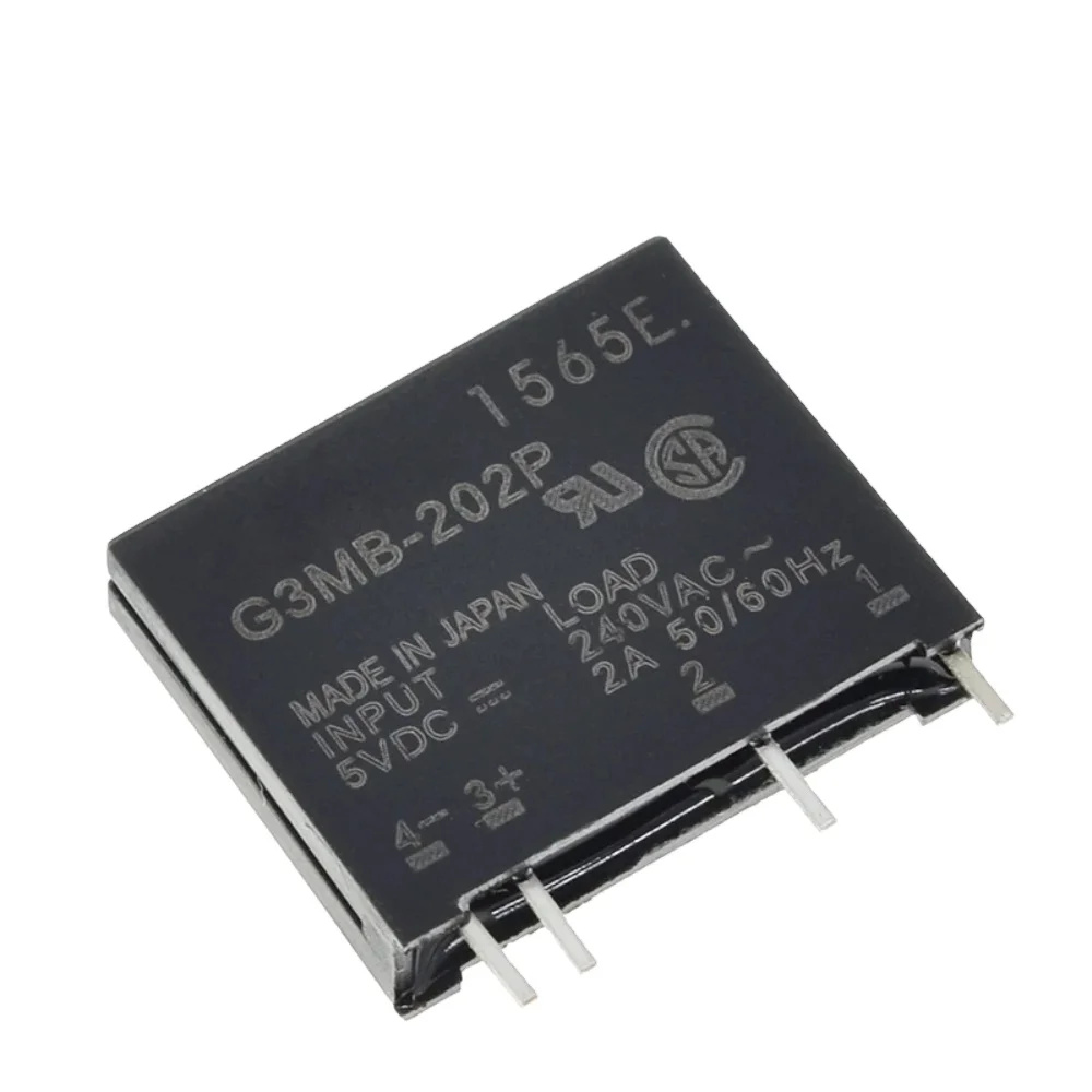 Модуль DC-AC твердотельного реле 5V 12V 24V G3MB-202P G3MB 202P PCB SIP SSR AC 240V 2A переключатель резистора цепи
